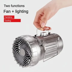 GSH-9299 Solar Charging Camping Light with Fan.