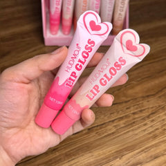 HUDAMOJI Heart Top Moisturizing Lip Gloss Tube