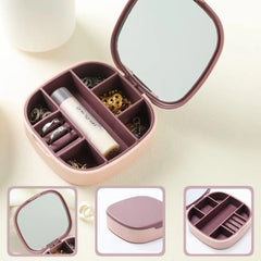 Portable Jewellery Box with Mirror