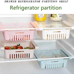 Adjustable Stretchable Refrigerator Organizer Drawer -Each