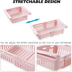 Adjustable Stretchable Refrigerator Organizer Drawer -Each