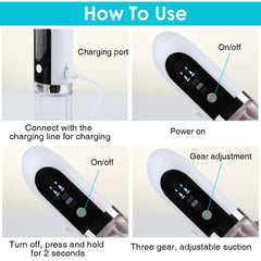 Hydra Facial Black Head Remover Pore Vacuum Micro Bubble Pore Cleansing Machine