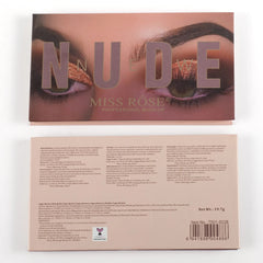 Miss Rose Nude Eyeshadow Palette - 18 Colors