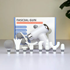 9-in-1 Three-Headed Fascial Gun Massager