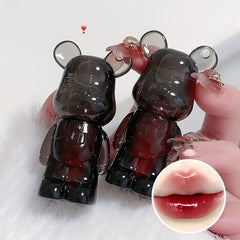 Miss Lara Cute Korean Black Bear Lip Gloss Shade