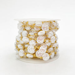 Baroque ABS pearl Chain Permanent Bracelet