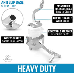 Stainless Steel Manual Hand Press Juicer
