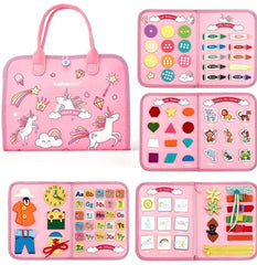 Busy Book - 8 Pages - Preschool Children Learning Toys