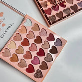 Any Lady Love Every Shade Heart-Shaped Eyeshadow Palette - 25 Colors