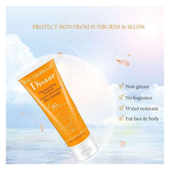Disaar Moisturizing Sunblock Dry Sensitive Skin SPF60 - 80ml
