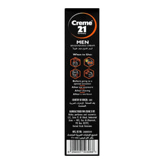 Creme 21 Men Brightening Cream with Vetiver - Niacinamide & Sun Protection - 100g