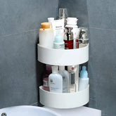Adhesive Bathroom kitchen Punch Corner Rack