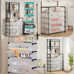 5 layer Multi-layer Shoe and Hat Rack