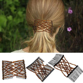 Ez Beads Hair Combs Magic Elastic Hair Double Clips For Women - Each