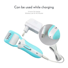 Kemei KM-6198B 3-in-1 rechargeable Electric Epilator
