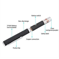 Metal Green Multipurpose Laser Light with designing Disco Pointer Pen