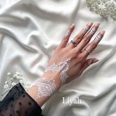 Henna "Liyah" temporary white henna tattoos