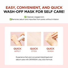 Skin 1004 Madagascar Centella Poremizing Quick Clay Stick Mask - 27g