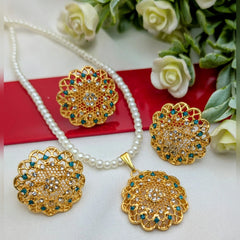 Manjos Stone Locket set