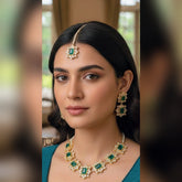 Zircon Necklace Set – Elegant Sparkling Finish