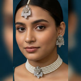 Turkish Flower Choker Set – Elegant Floral Charm