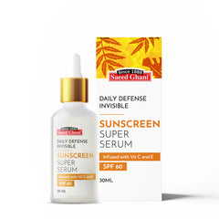 Saeed Ghani Daily Defense Invisible Sunscreen Super Serum SPF 60 – 30ml