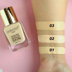 Emelie Paris Parure Gold Skin Matte Foundation - 40ml