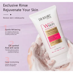 Dr Rashel Skin Care White Skin Whitening Fade Spots Facial Cleanser = 150g