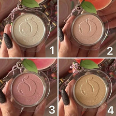 HUDA MOJI Peach-Themed Keychain Blusher & Highlighter - Each
