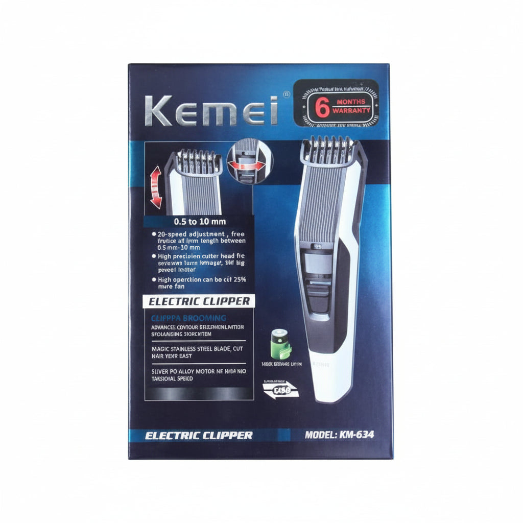 Kemei KM-634 Professional USB Hair Trimmer