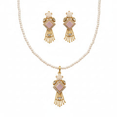 Turkish PAL Locket Earrings Studs – Antique Golden Polish