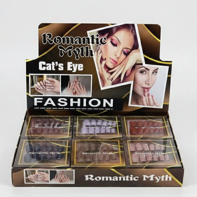 Romantic Myth Cat's Eye Fashion Press-On Nails
