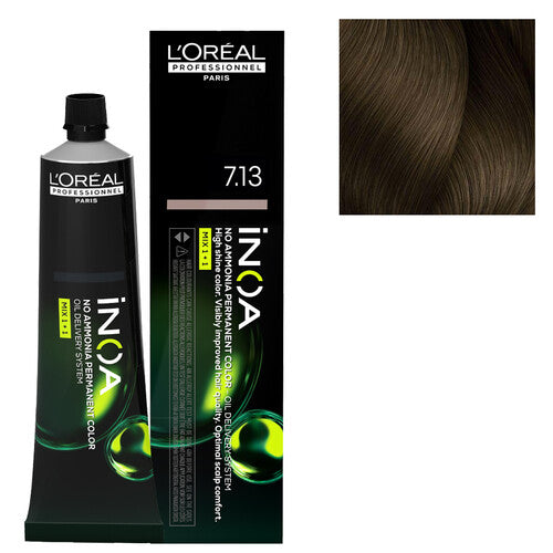 L'Oréal Professionnel iNOA Permanent Hair Color - Shade 7.13