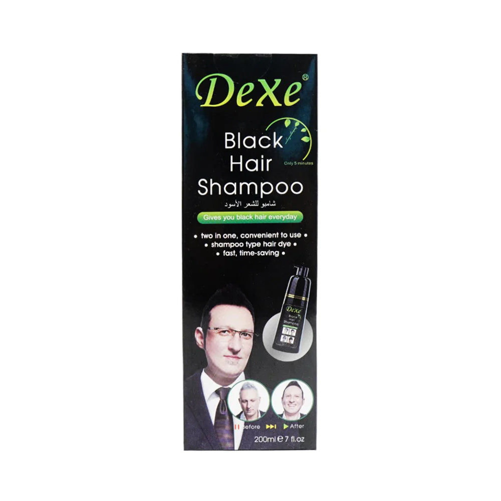 Dexe Black Hair Shampoo - 200ml