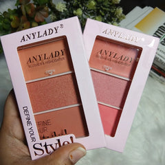 Anylady Define Your Style Blusher & Highlighter palette