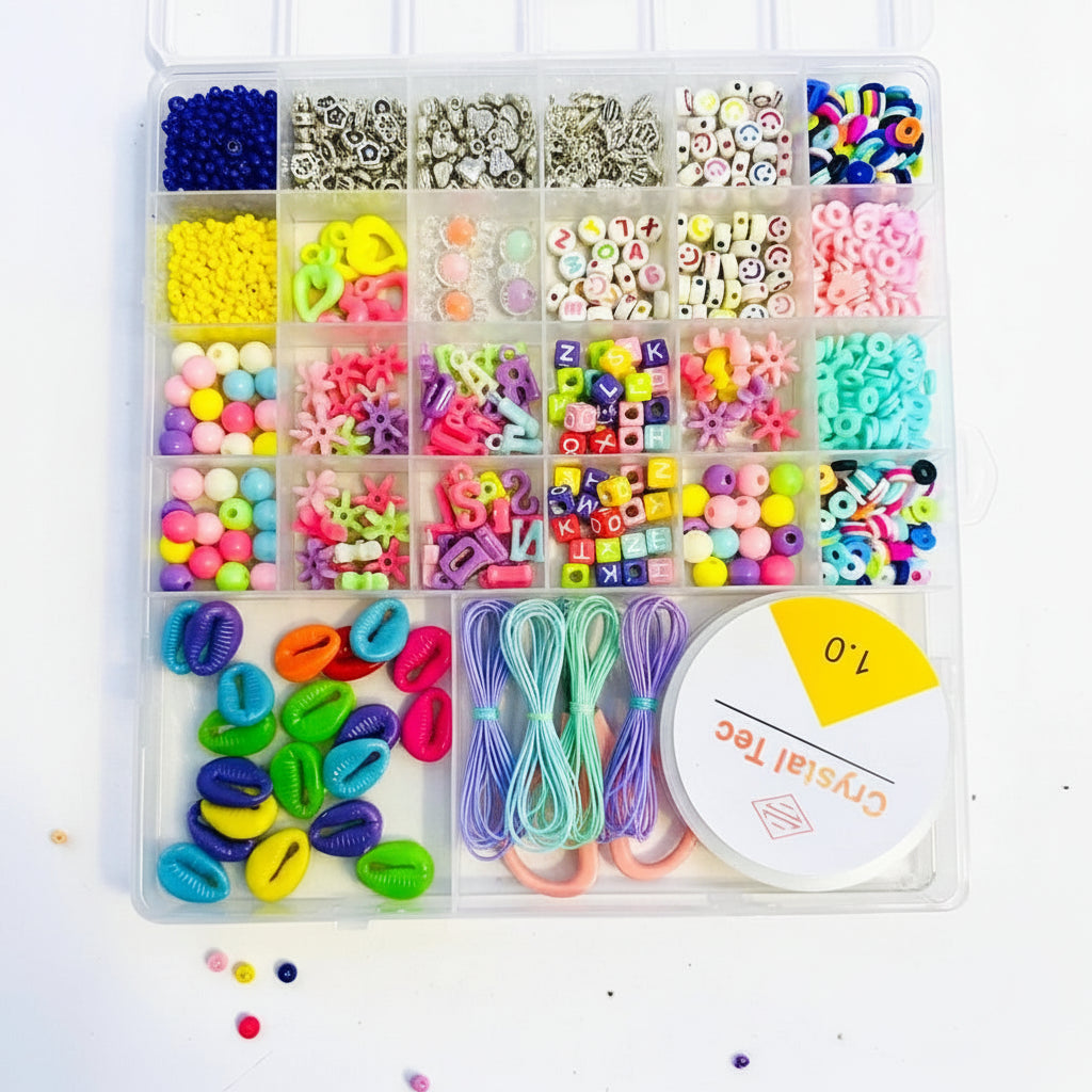 Colorful DIY Bracelet Letter Beads Set