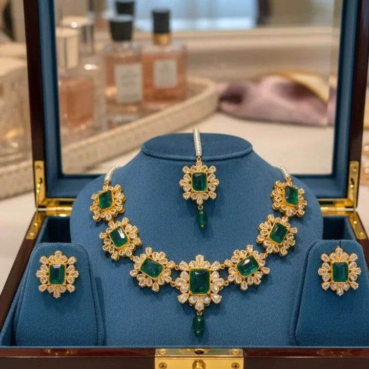 Zircon Necklace Set – Best Quality Collection