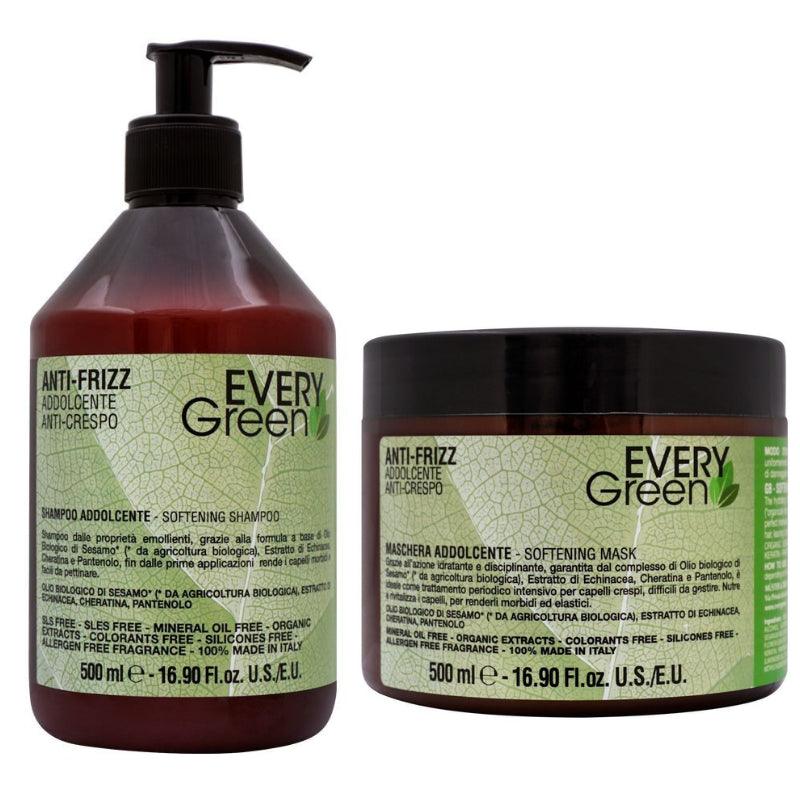 Every Green Anti-Frizz Softening Hair Care 500ml - Made in Italy