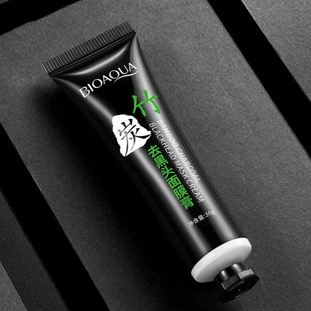 BioAqua Bamboo Charcoal Blackhead Mask Cream - 30g peel‑off Mud Mask