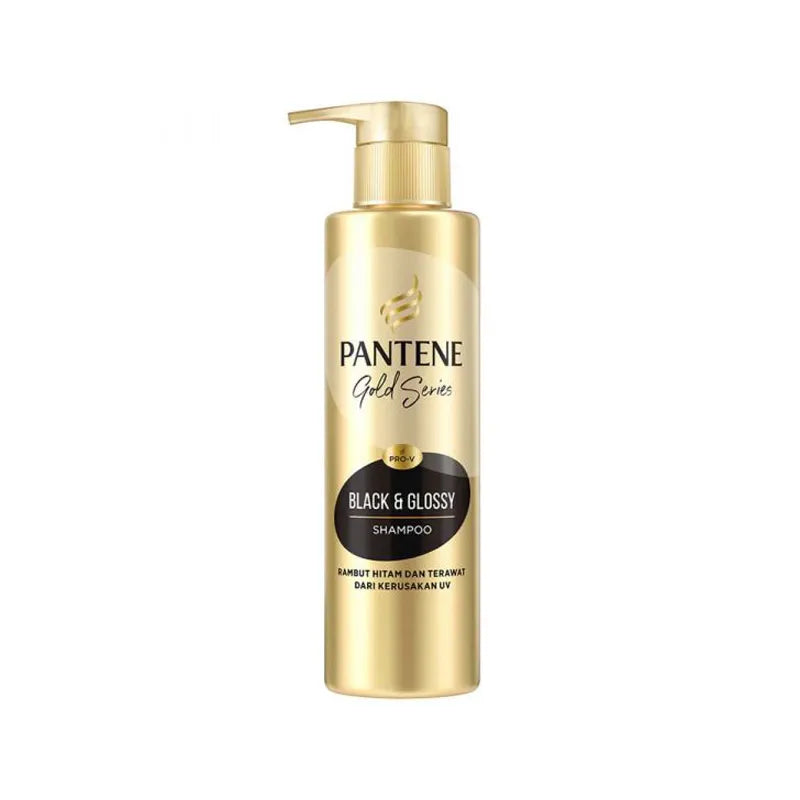 Pantene Gold Series Black Glossy Shampoo - 125ML