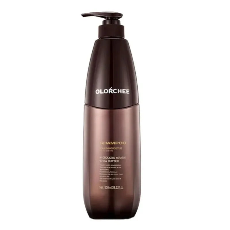 OLOŔCHEE Hydrolyzed Keratin Shea Butter Nourishing Moisture Shampoo For Dry Hair