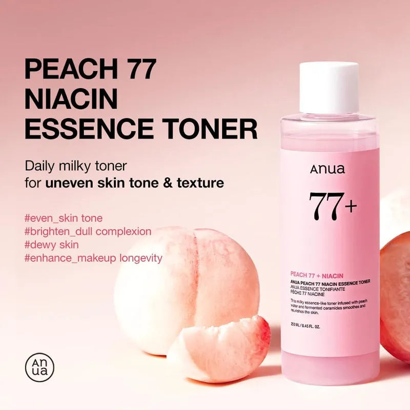 Anua Peach 77 Niacin Essence Toner - 250ml (Made In Korea)