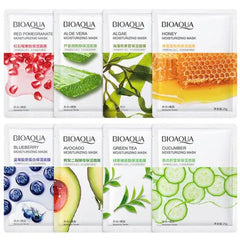 Pack Of 50 Pcs Random Moisturizing , Glowing , Anti Aging Deep Repair Sheet Masks 1x50
