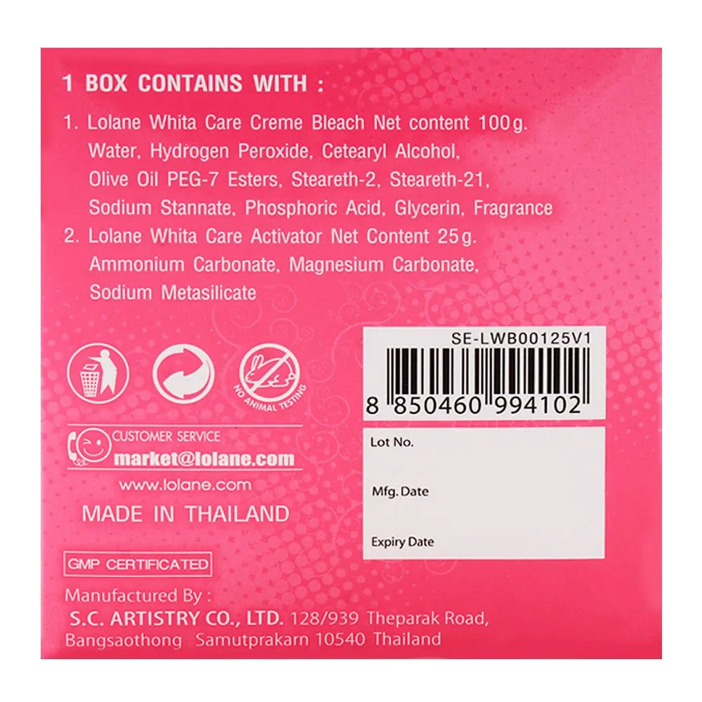 Lolane Whita Care Creme Bleach