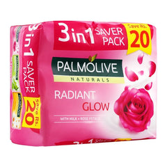 Palmolive Naturals Glow Soap, 3-In-One Pack - 3X145g