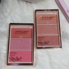 Anylady Define Your Style Blusher & Highlighter palette