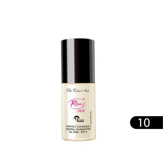 Rivaj Perfect Coverage Mineral Foundation - 30ml