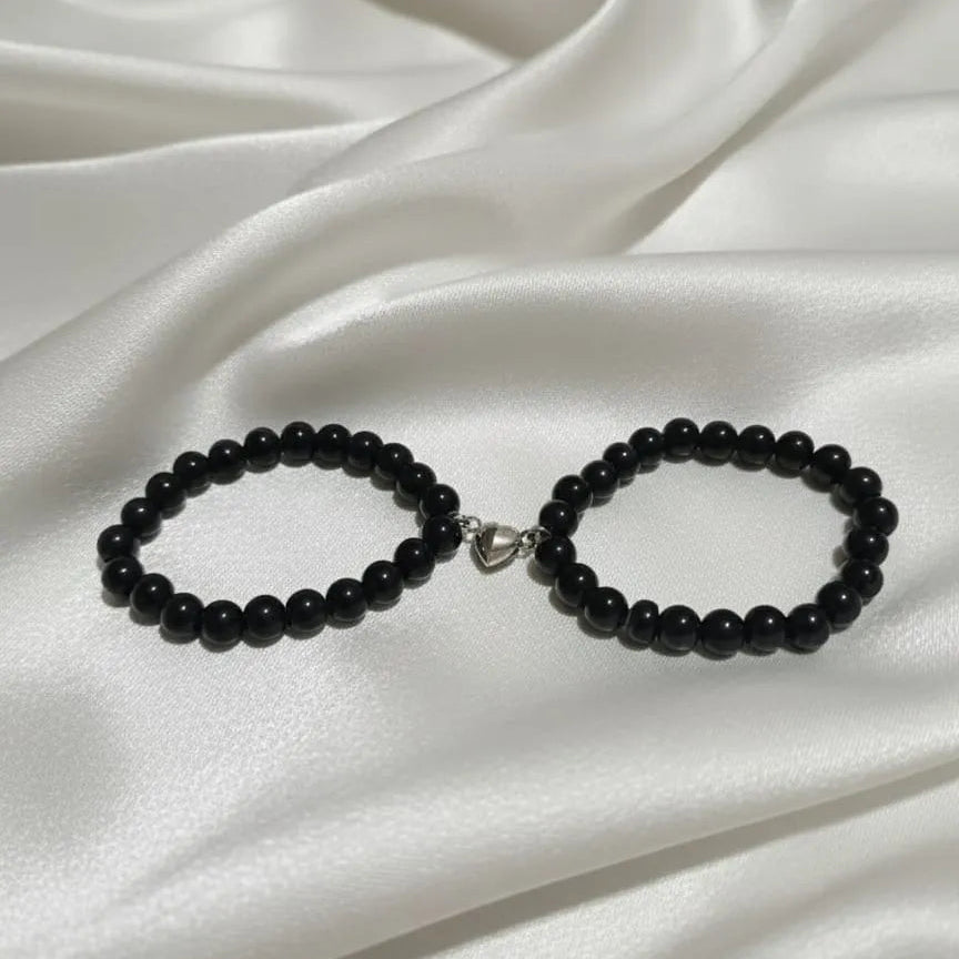 Couple Heart Bracelet Set
