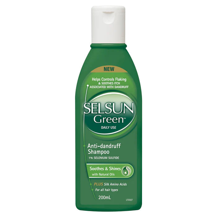 Selsun Green Anti-Dandruff Shampoo - 200 ml