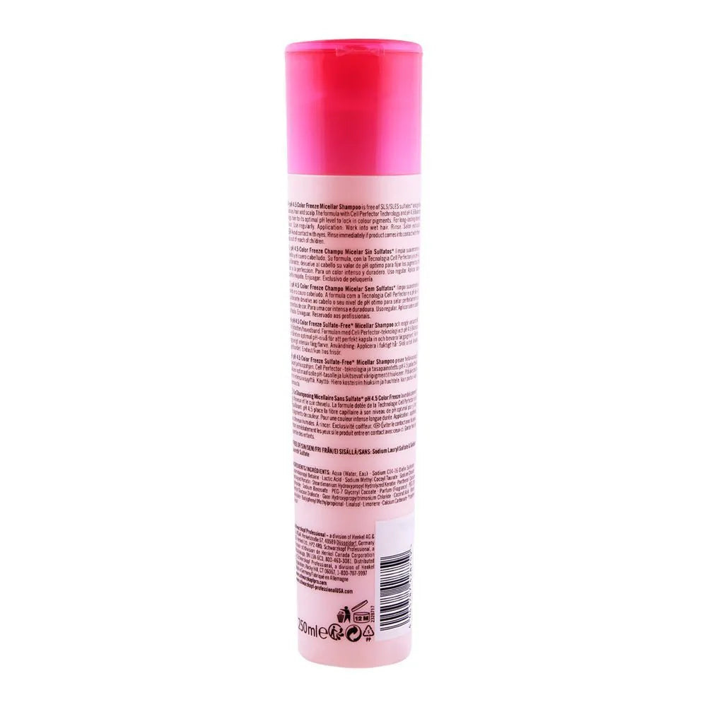 Schwarzkopf Bonacure Color Freeze Shampoo - 250ml